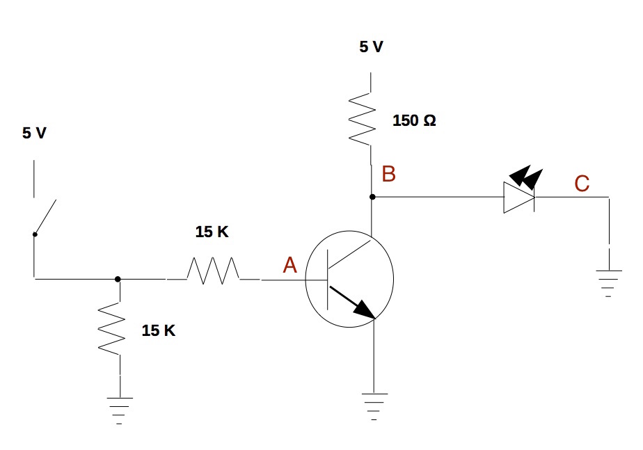 Circuit diagram for exercise 2