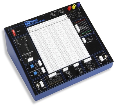 An image of the protoboards we will use in this class