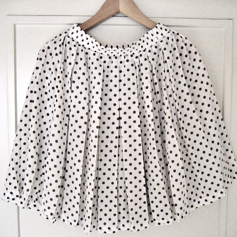 Polka dot skirt