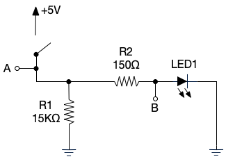 Circuit diagram for exercise 1